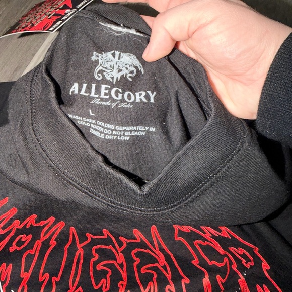 Allegory Berserk Struggler Shirt Mens Large Black Graphic Anime Horror - Picture 5 of 5